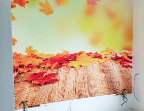 autumn mural