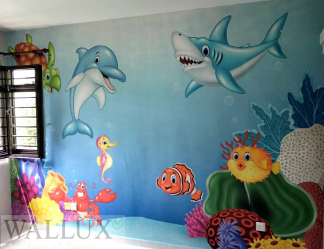 kids mural