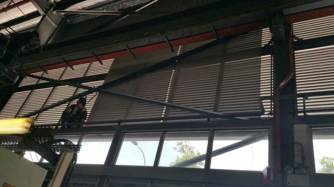 3 pioneer walk industrial blinds installation 1
