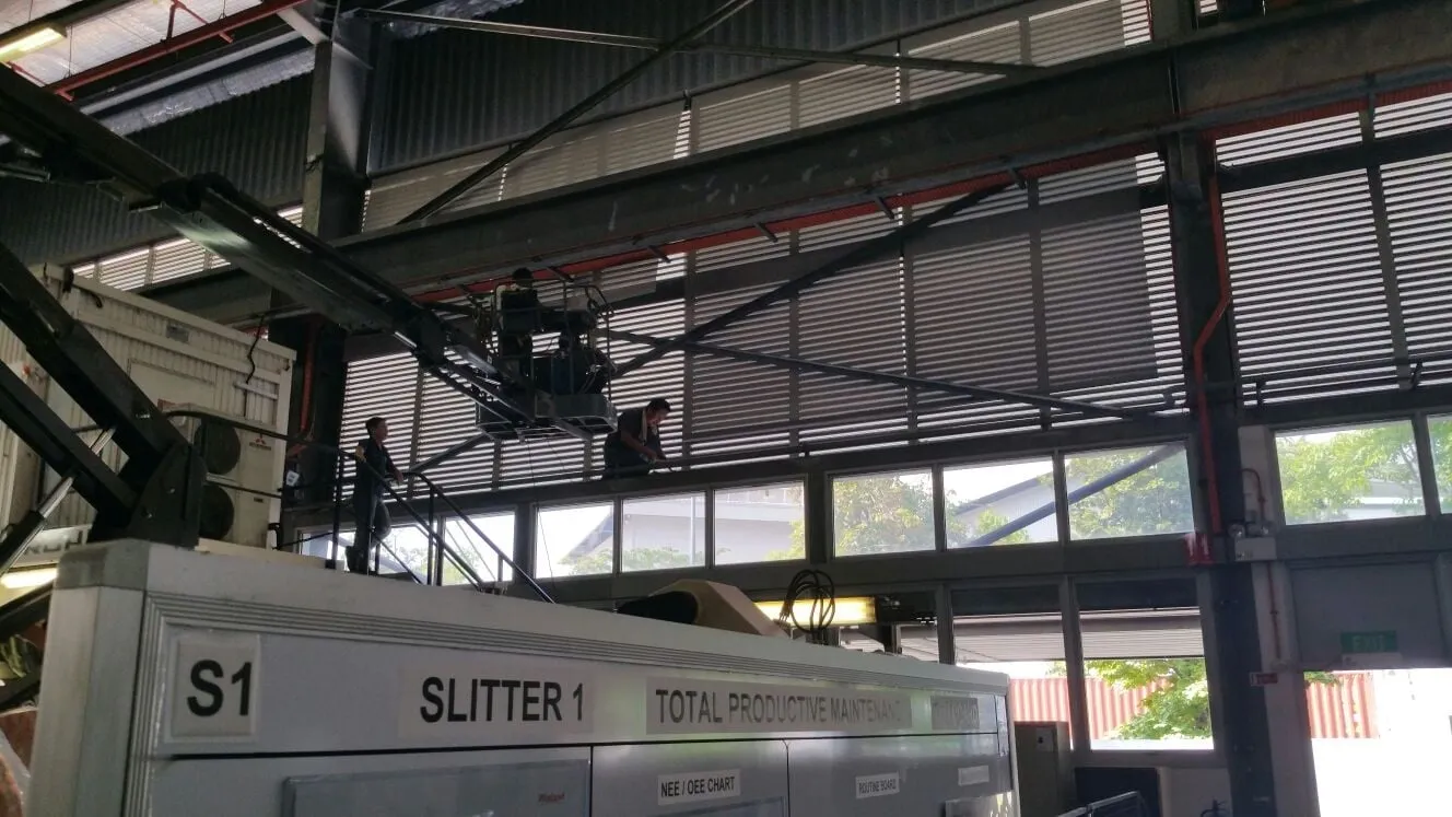 3 pioneer walk industrial blinds installation 4