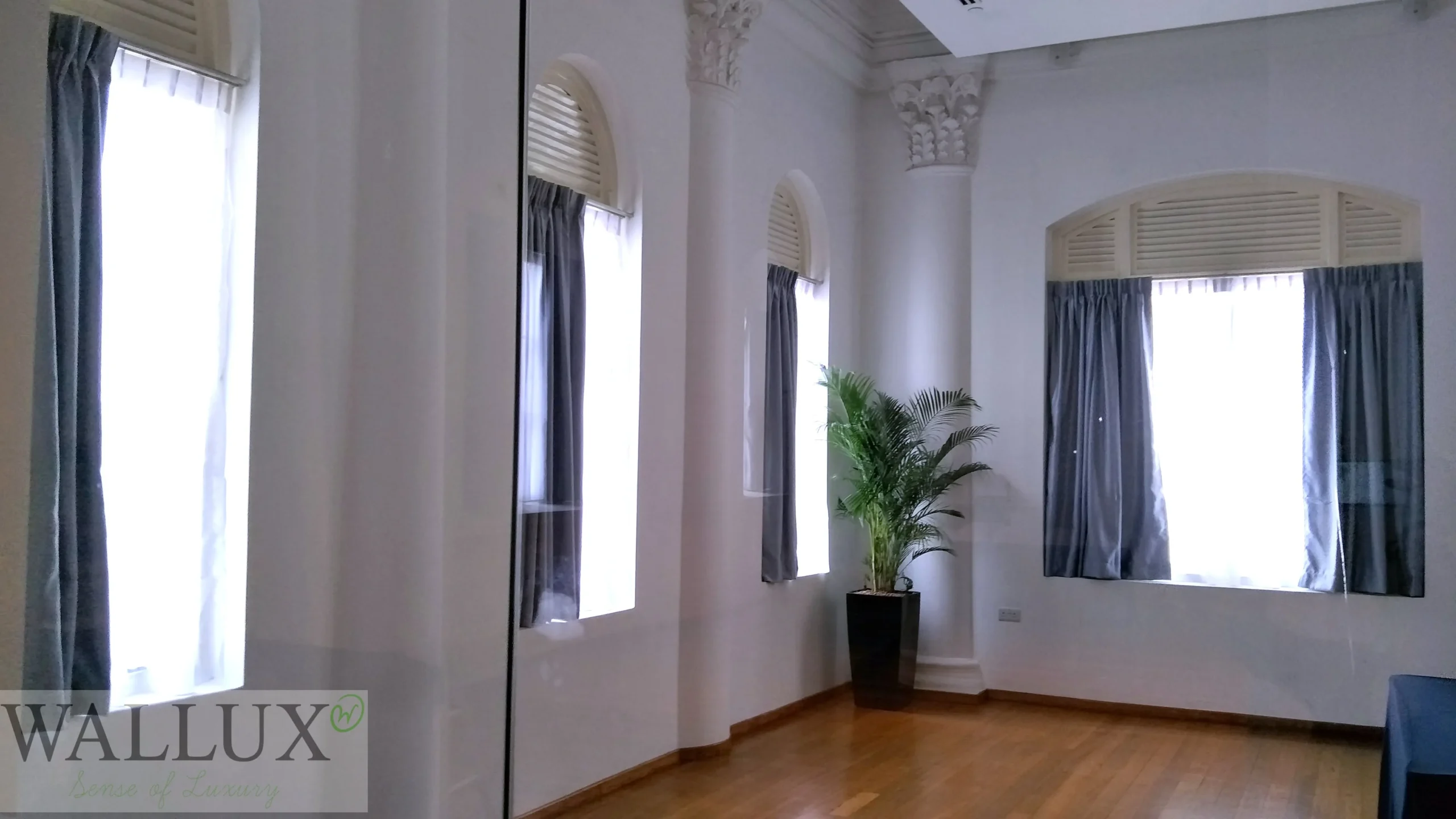 art museum curtains