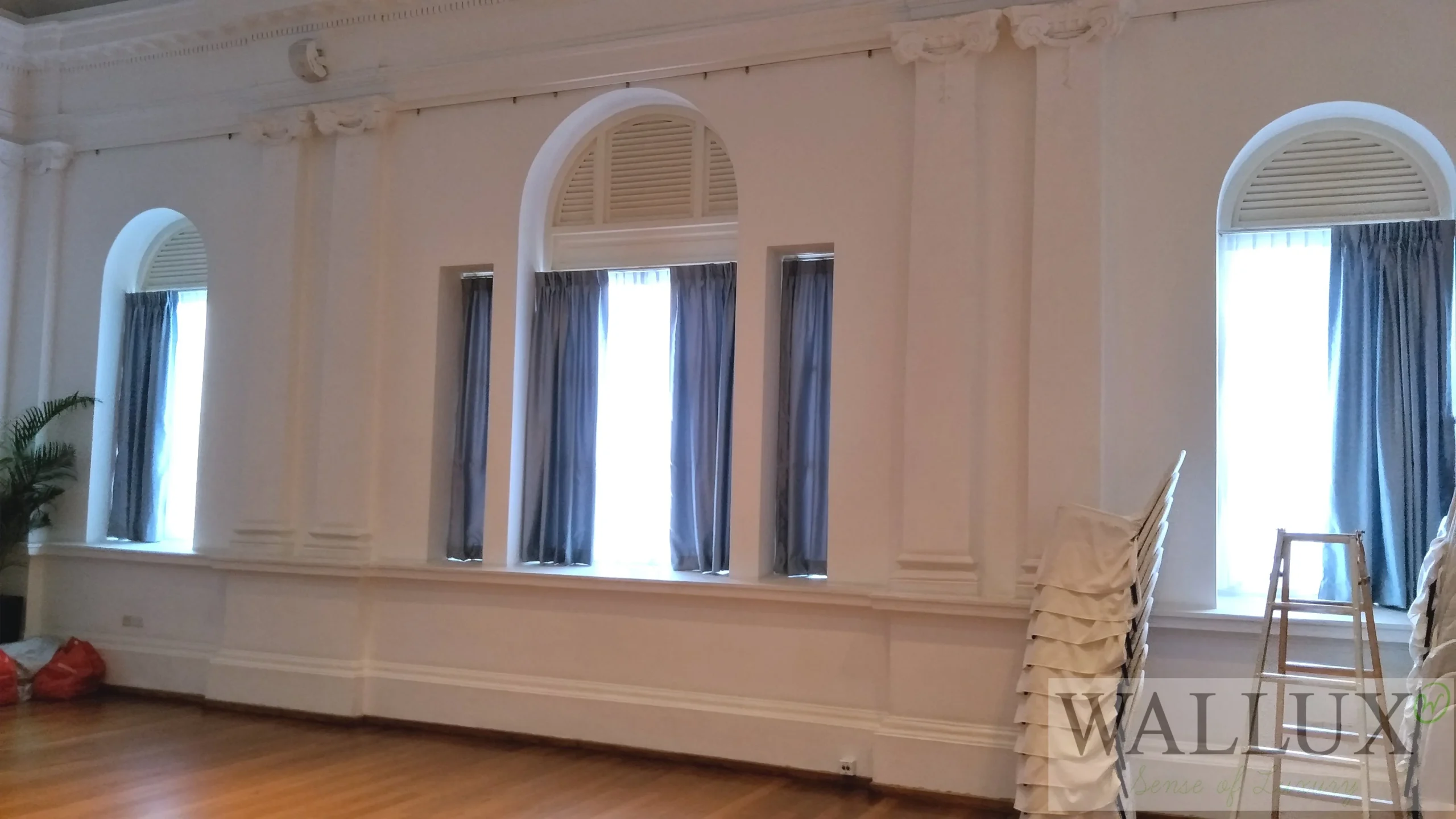 arts house arched window curtains 1