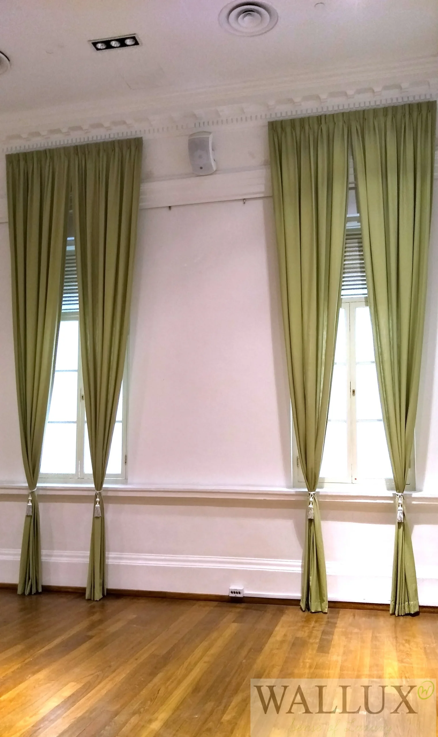 arts house olive green curtains 1