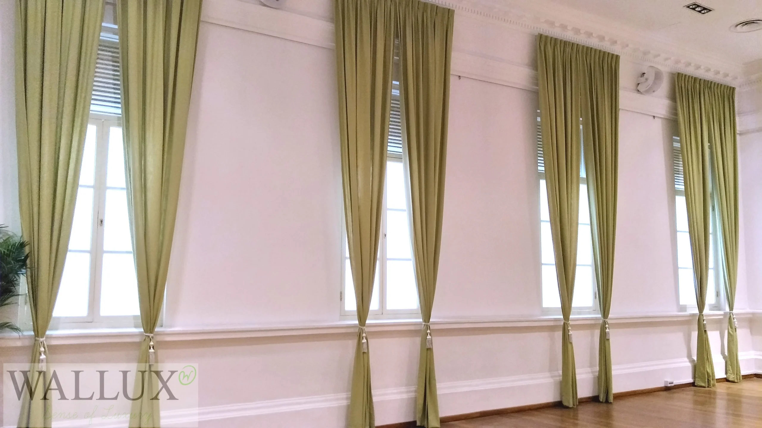 arts house olive green curtains 2