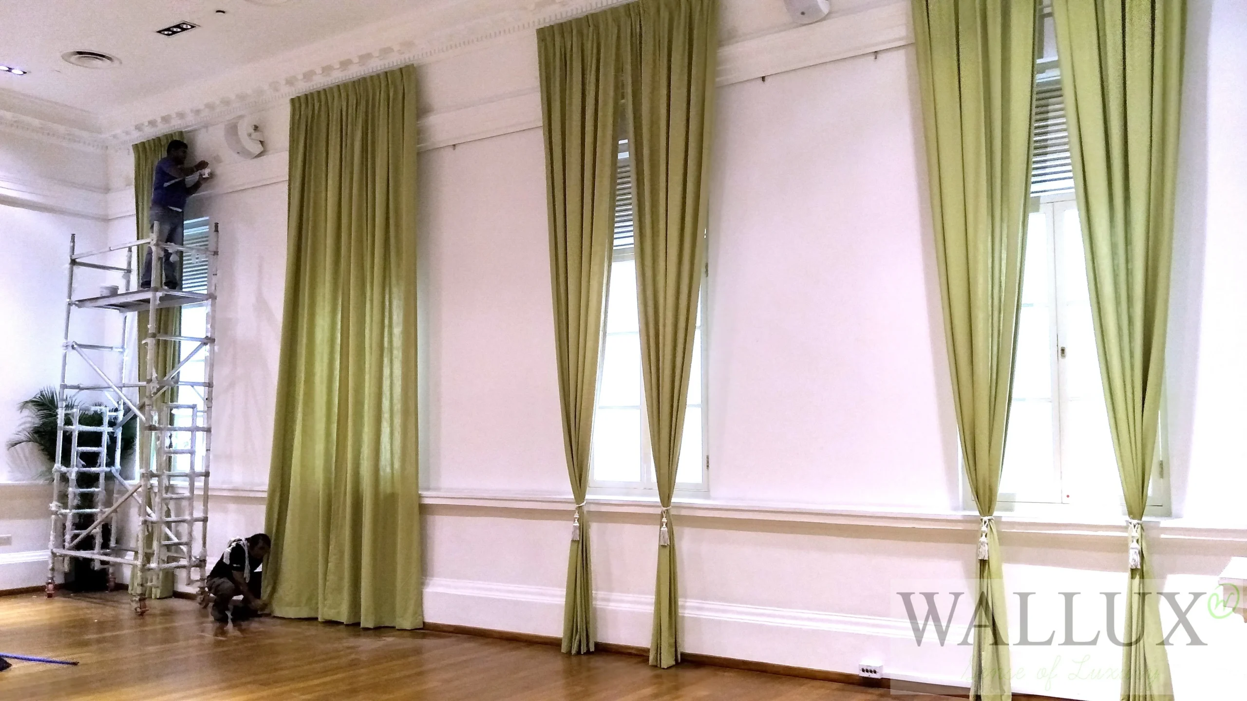 arts house olive green curtains 3