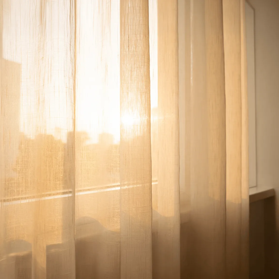 day curtains soft light