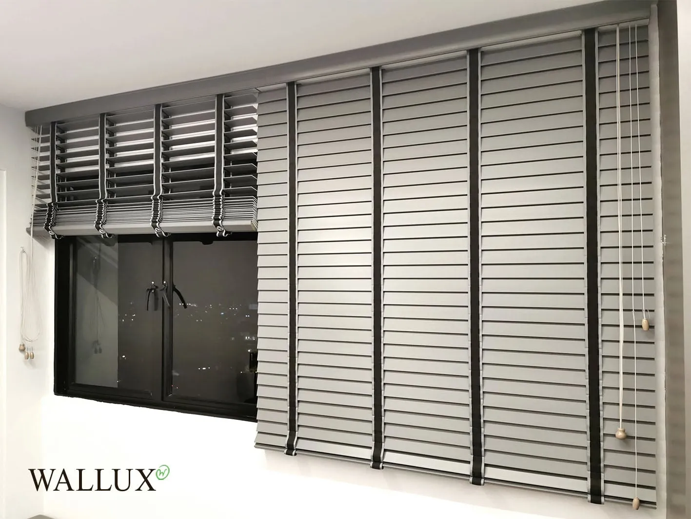 grey venetian blinds cord system 1