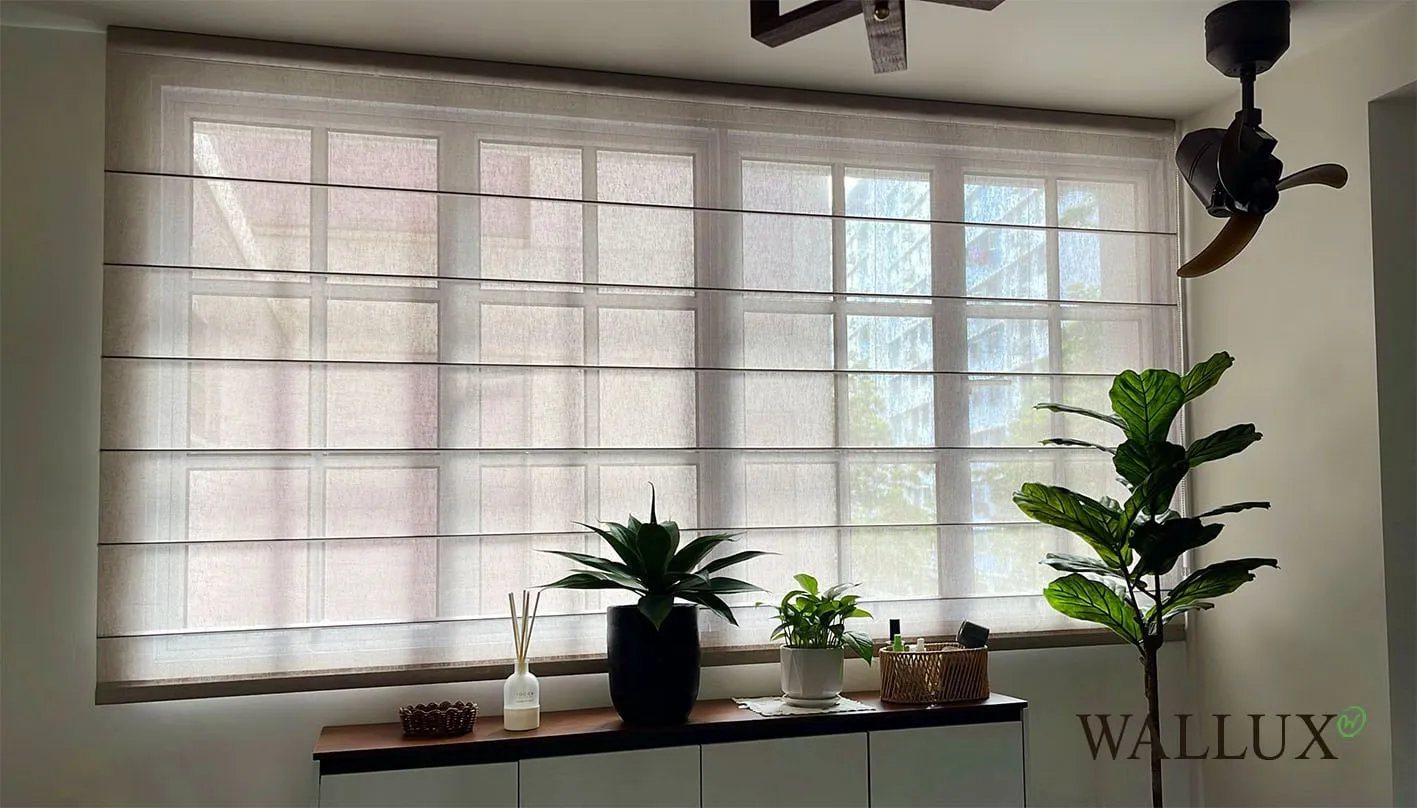 roman blinds hdb living room